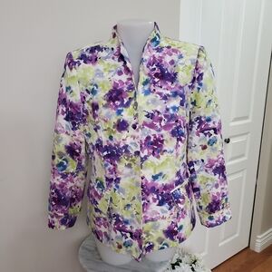 Investments Floral Light Jacket Blazer MP